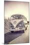 Surfers Vintage VW Bus-Edward M. Fielding-Mounted Photographic Print