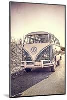 Surfers Vintage VW Bus-Edward M. Fielding-Mounted Photographic Print