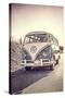 Surfers Vintage VW Bus-Edward M. Fielding-Stretched Canvas