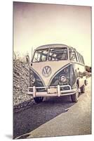 Surfers Vintage VW Bus-Edward M. Fielding-Mounted Premium Photographic Print