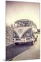 Surfers Vintage VW Bus-Edward M. Fielding-Mounted Premium Photographic Print