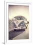 Surfers Vintage VW Bus-Edward M. Fielding-Framed Premium Photographic Print