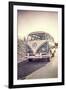 Surfers Vintage VW Bus-Edward M. Fielding-Framed Premium Photographic Print