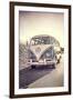 Surfers Vintage VW Bus-Edward M. Fielding-Framed Photographic Print