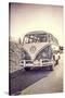 Surfers Vintage VW Bus-Edward M. Fielding-Stretched Canvas