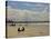 Surfers with Boards on Perranporth Beach, Cornwall, England-Simon Montgomery-Stretched Canvas