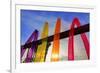 Surfhenge, Imperial Beach, San Diego, California, United States of America, North America-Richard Cummins-Framed Photographic Print