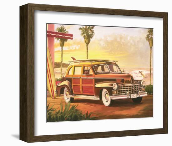 Surfin Crazy-Graham Reynolds-Framed Art Print