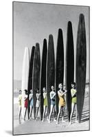 Surfin' Gals - Colour Pop-The Chelsea Collection-Mounted Giclee Print