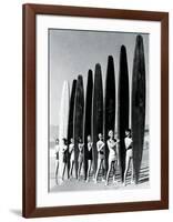 Surfin' Gals-The Chelsea Collection-Framed Art Print