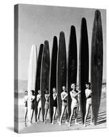 Surfin' Gals-The Chelsea Collection-Stretched Canvas