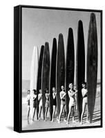 Surfin' Gals-The Chelsea Collection-Framed Stretched Canvas