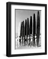 Surfin' Gals-The Chelsea Collection-Framed Art Print