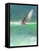 Surfing 1, Sri Lanka, 2015-Lincoln Seligman-Framed Stretched Canvas
