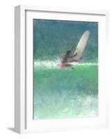 Surfing 1, Sri Lanka, 2015-Lincoln Seligman-Framed Giclee Print