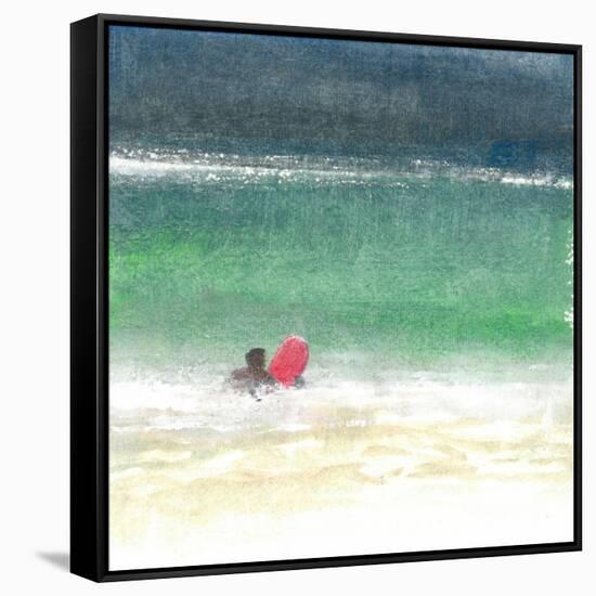 Surfing 2, Sri Lanka, 2015-Lincoln Seligman-Framed Stretched Canvas