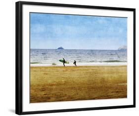 Surfing Away-Pete Kelly-Framed Giclee Print