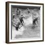 Surfing Girls-null-Framed Photographic Print