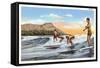 Surfing, Hawaii-null-Framed Stretched Canvas