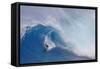 Surfing Jaws-Peter Stahl-Framed Stretched Canvas