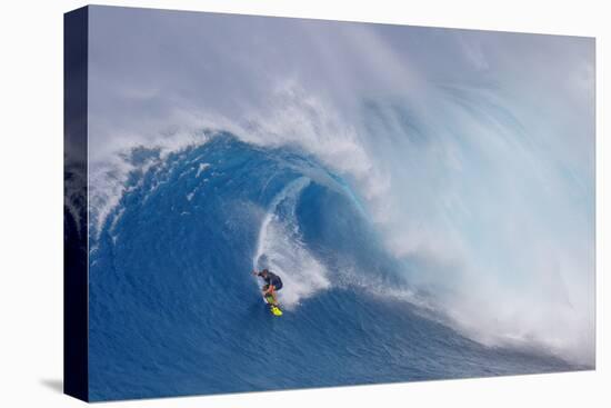 Surfing Jaws-Peter Stahl-Stretched Canvas