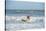 Surfing Santas, Cocoa Beach, Florida, USA-Lisa Engelbrecht-Stretched Canvas