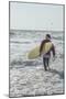 Surfing Santas, surfboards, Cocoa Beach, Florida, USA-Jim Engelbrecht-Mounted Photographic Print