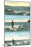 Surfing Scenes, Hawaii-null-Mounted Art Print