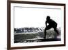 Surfing Silhouette I-Karen Williams-Framed Photographic Print