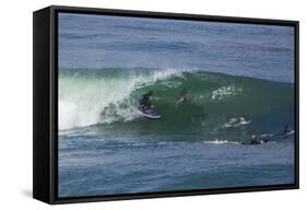 Surfing VII-Lee Peterson-Framed Stretched Canvas