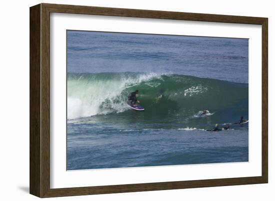 Surfing VII-Lee Peterson-Framed Photographic Print