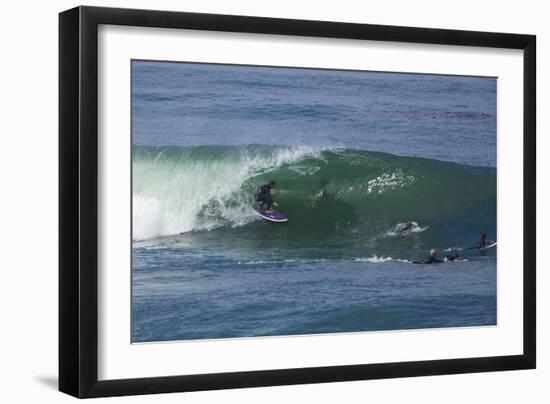 Surfing VII-Lee Peterson-Framed Photographic Print
