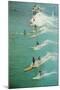 Surfing-null-Mounted Art Print