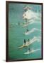 Surfing-null-Framed Art Print