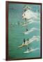 Surfing-null-Framed Art Print