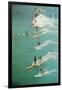 Surfing-null-Framed Art Print