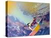 Surfing-Abstract Graffiti-Stretched Canvas