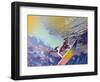 Surfing-Abstract Graffiti-Framed Giclee Print