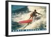 Surfing-null-Framed Art Print