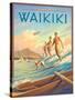 Surfride Waikiki-Kerne Erickson-Stretched Canvas