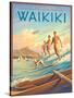 Surfride Waikiki-Kerne Erickson-Stretched Canvas