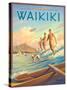 Surfride Waikiki-Kerne Erickson-Stretched Canvas