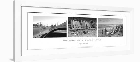 Surfrider Beach, May 14th, 1960-Leigh Wiener-Framed Art Print