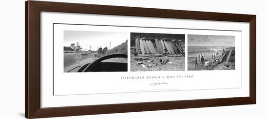 Surfrider Beach, May 14th, 1960-Leigh Wiener-Framed Art Print