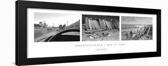 Surfrider Beach, May 14th, 1960-Leigh Wiener-Framed Art Print