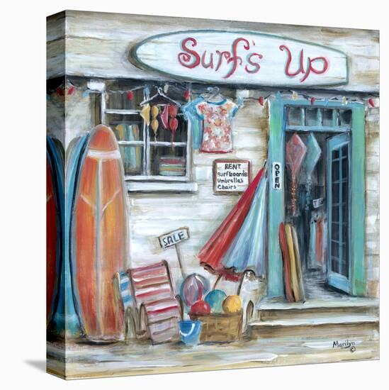 Surfs Up-Marilyn Dunlap-Stretched Canvas