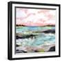 Surfscape III-Karen Fields-Framed Art Print