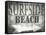 Surfside Beach-LightBoxJournal-Framed Stretched Canvas