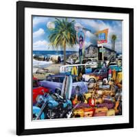 Surfside Motor Court 2-John Roy-Framed Giclee Print