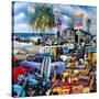 Surfside Motor Court 2-John Roy-Stretched Canvas